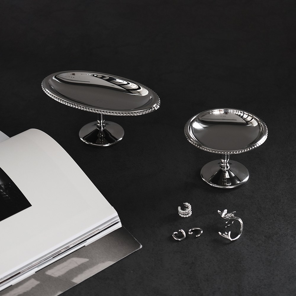 Lumi 銀珠高腳盤